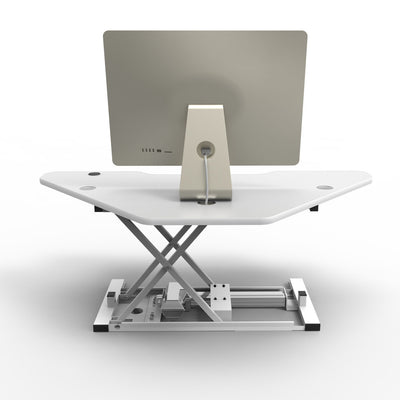 VersaDesk - 48" Power Pro Corner Electric Standing Desk Converter - DISCONTINUED - Standing Desk Nation