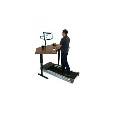 iMovR Cascade Corner Standing Desk 3D VIew Standing Facing Left