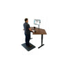 iMovR Cascade Corner Standing Desk 3D View Standing Facing Right