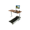 iMovR Cascade Treadmill Desk Workstation 3D View Fcaing Left