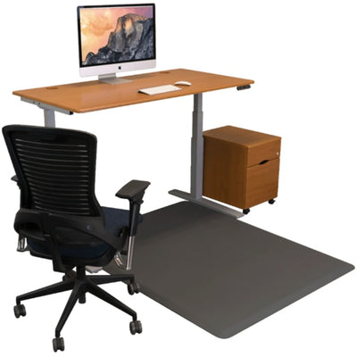 iMovR Ecolast Hybrid Standing Desk Chair Mat 3D View 4x5
