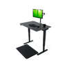 iMovR Energize Standing Desk 3D View Black Facing Left
