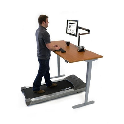 iMovR Energize Standing Desk Standing Facing Left