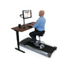 iMovR Energize Treadmill Desk Workstation 3D View Sitting Facing Left