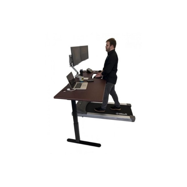 iMovR Lander Treadmill Desk With SteadyType Keyboard Standing Desk Nation