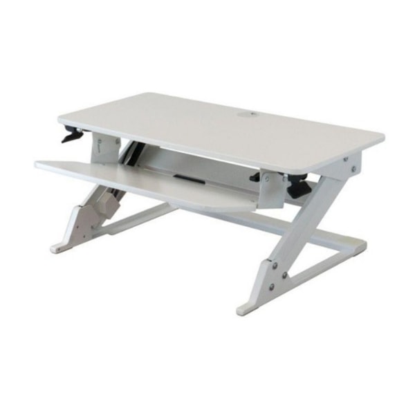 iMovR ZipLift+ Standing Desk Converter 3D View  Facing Left