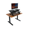 iMovR ZipLift+ Standing Desk Converter 3D View On Desk