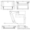 iMovR ZipLift+ Standing Desk Converter Dimensions