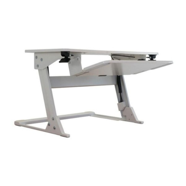 iMovR ZipLift+ Standing Desk Converter Front Side View Tilt
