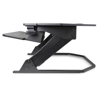 iMovR Ziplift+ Corner Standing Desk Converter Keyboard Tray Tilt Up