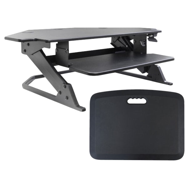iMovR Ziplift+ Corner Standing Desk Converter With Standing Mat