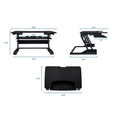 Mount-It! Sit-Stand Desk Converter - Standing Desk Nation