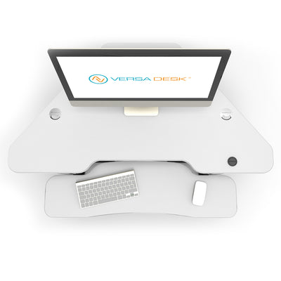 VersaDesk - 48" Power Pro Corner Electric Standing Desk Converter - DISCONTINUED - Standing Desk Nation