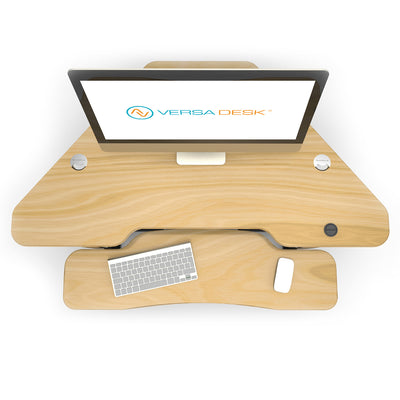 VersaDesk - 48" Power Pro Corner Electric Standing Desk Converter - DISCONTINUED - Standing Desk Nation